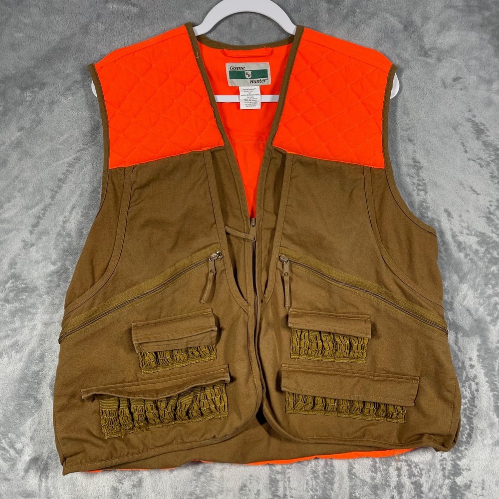 Game Hunting Vest L Utility Shell Pockets Game Pocket‎ Outdoors Shooting Trap